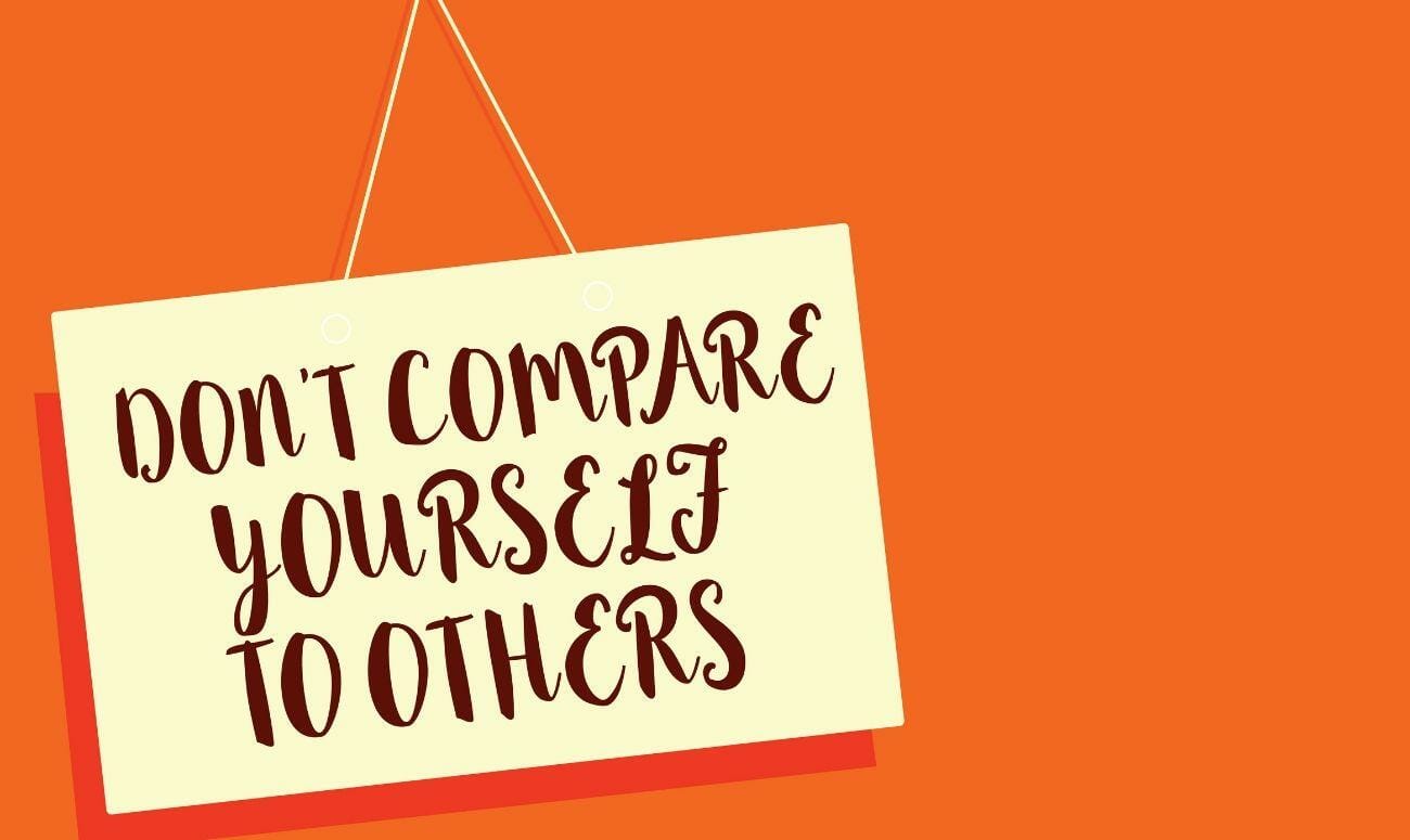 how to stop comparing yourself to others physically