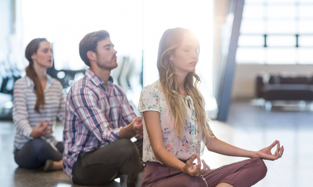 Get rid of stress with meditation