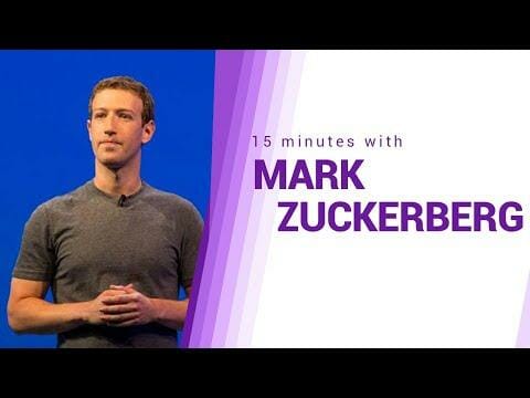 Most motivational speech: 15 minutes with Mark Zuckerberg