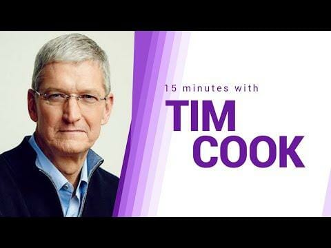 Most motivational speech: 15 minutes with Tim Cook