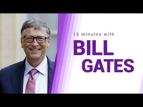 Most motivational speech: 15 minutes with Bill Gates