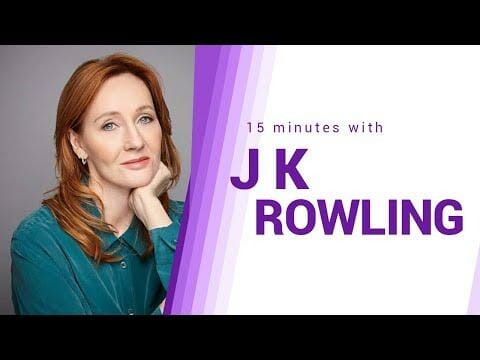 Most motivational speech: 15 minutes with J K Rowling