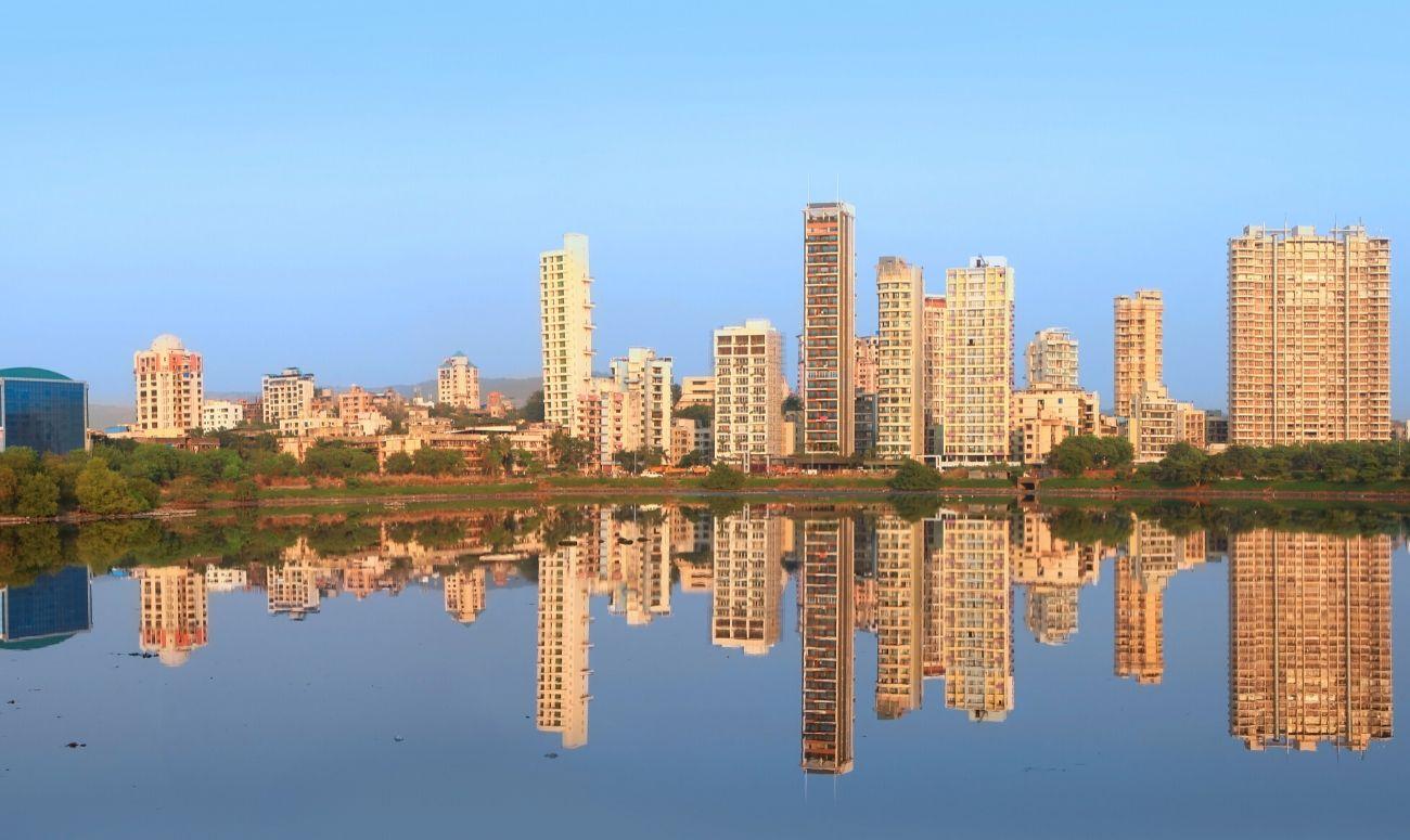 The skyline of Navi Mumbai