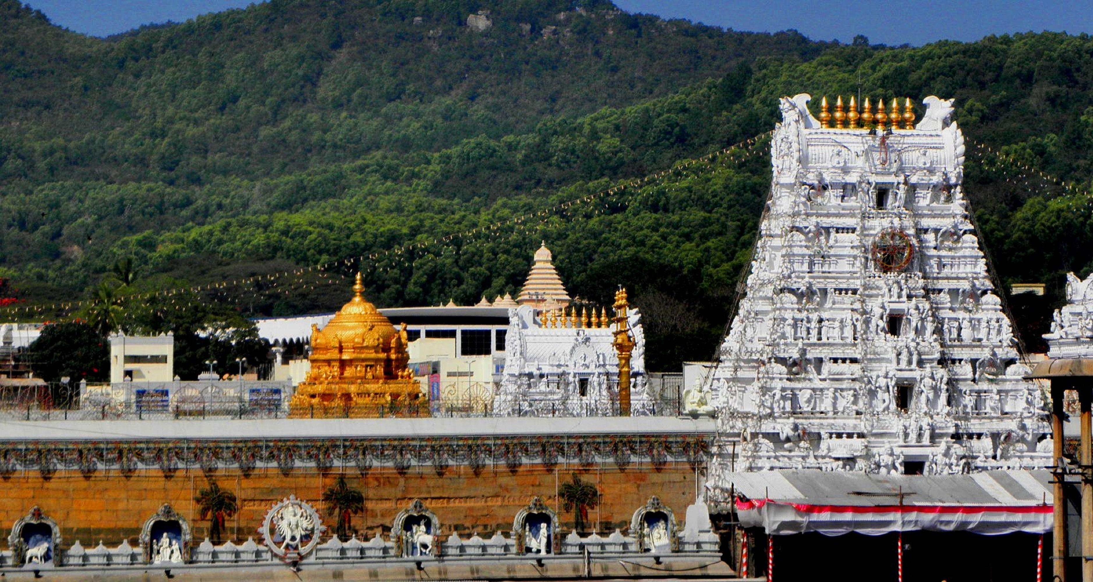 The Tirumala temple at Tirupati
