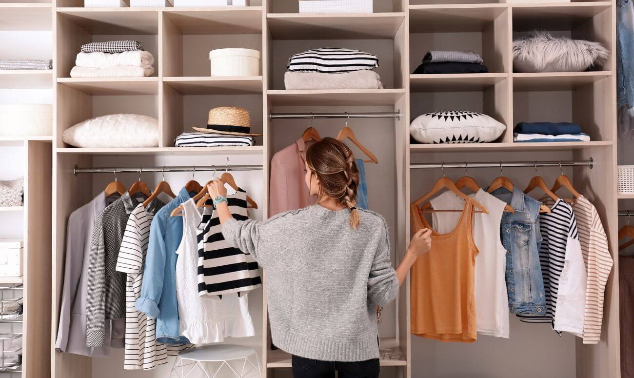 Re-arrange and clean your wardrobe