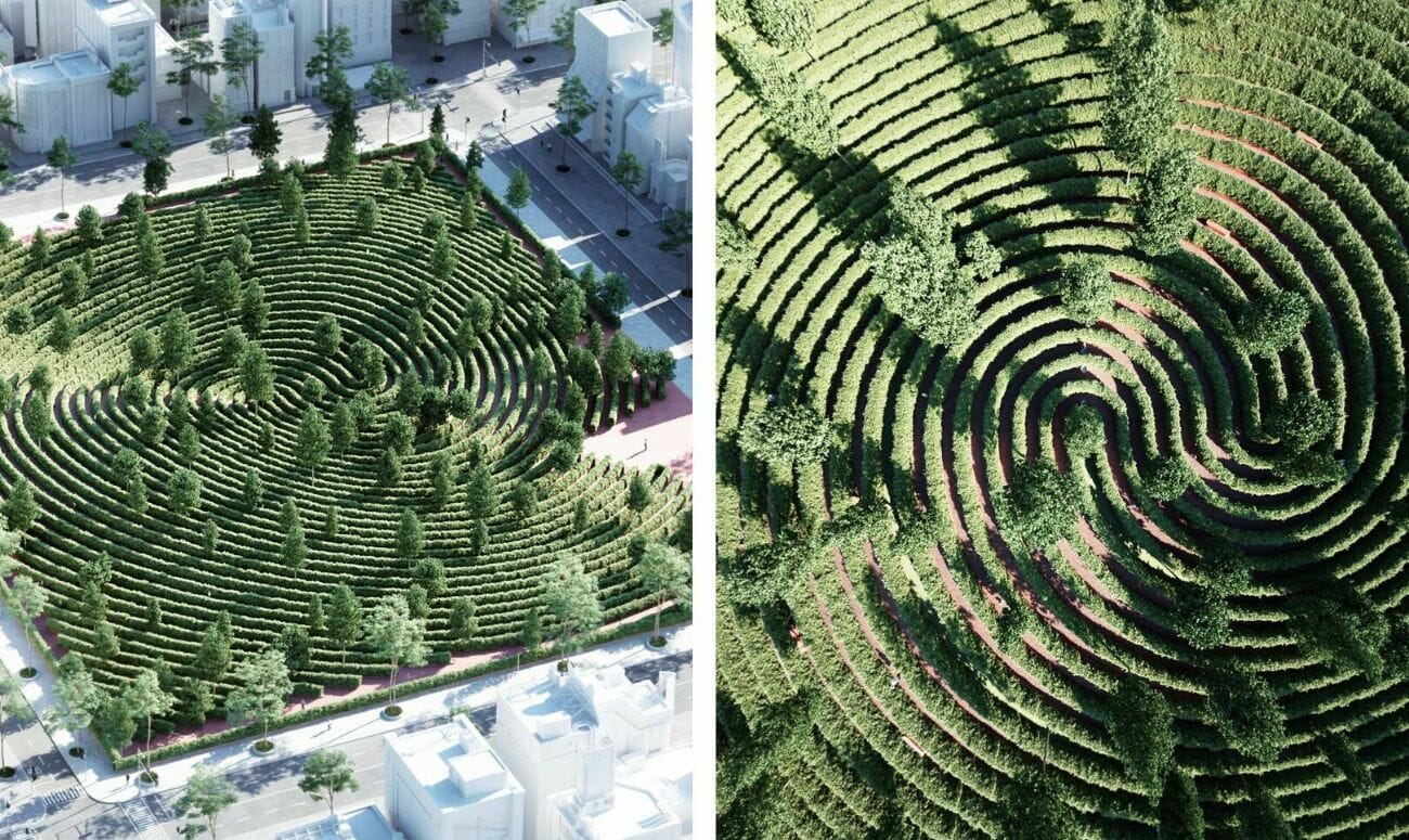 perfect social distancing park