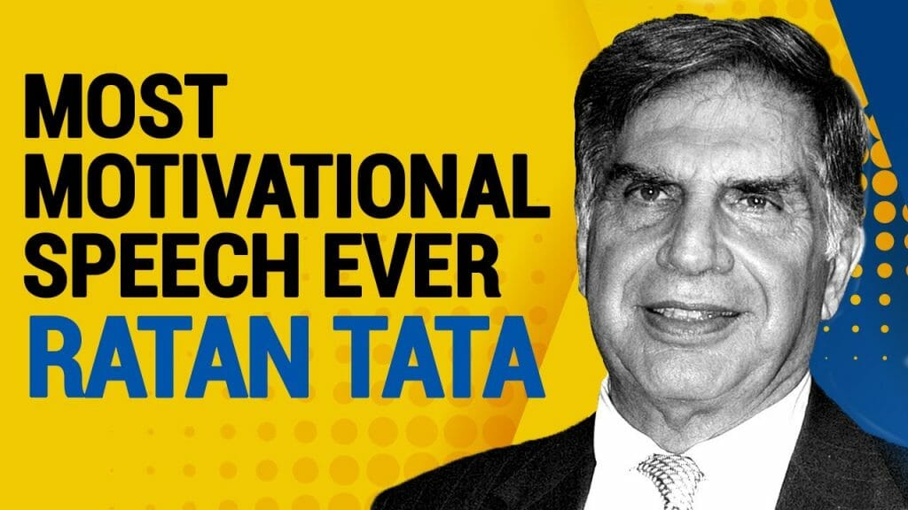 MOST MOTIVATIONAL SPEECH EVER II Be A Leader, Inspire Yourself II Morning Motivation with Ratan Tata