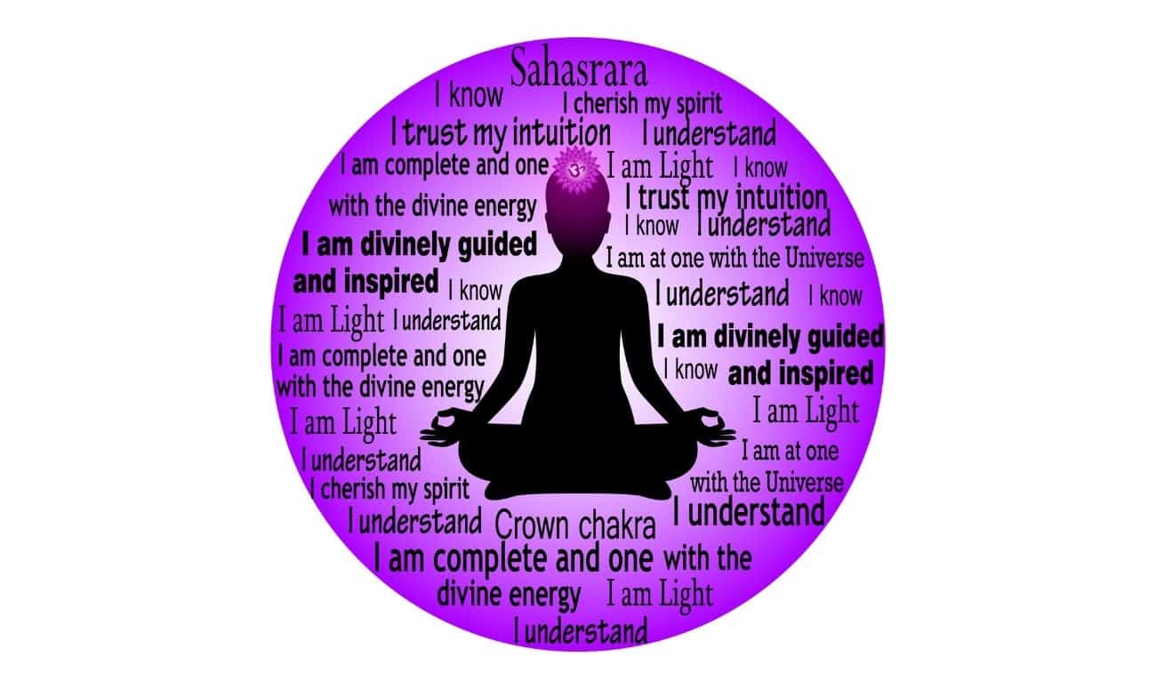 Awakening and balancing the Sahasrara chakra helps in calming the mind.