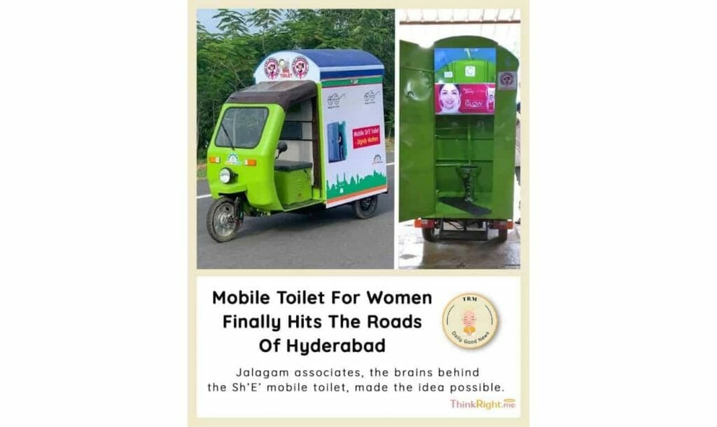 Mobile Toilet For Women Finally Hits The Roads Of Hyderabad 