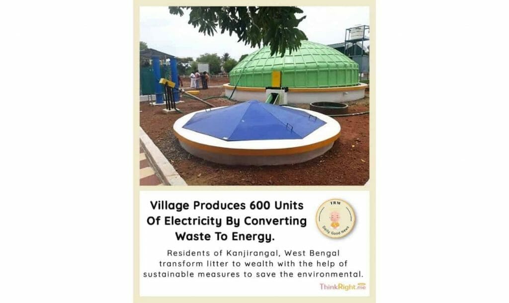 Village Produces 600 Units Of Electricity By Converting Waste To Energy 