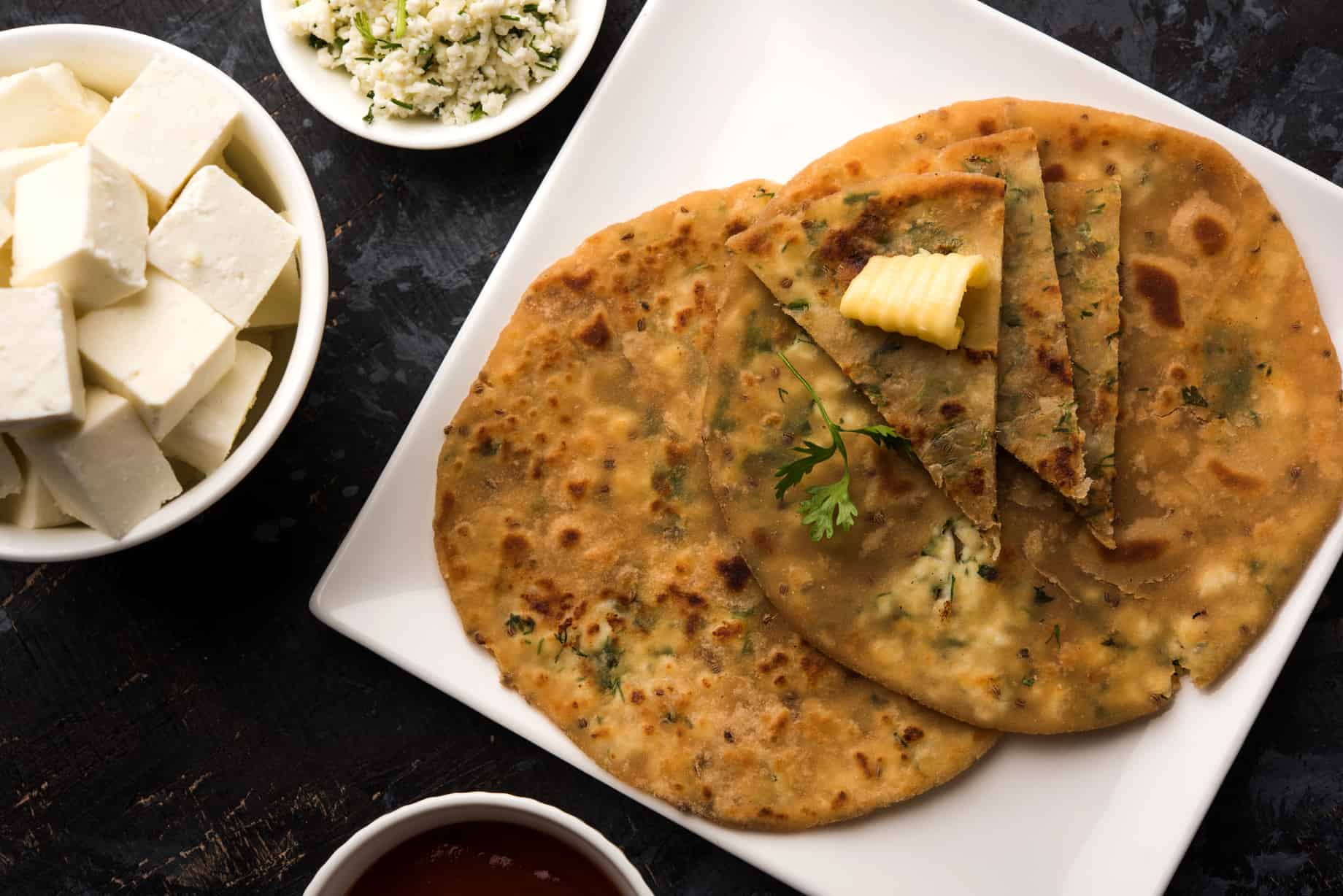 paneer-paratha-vegetarian-recipes