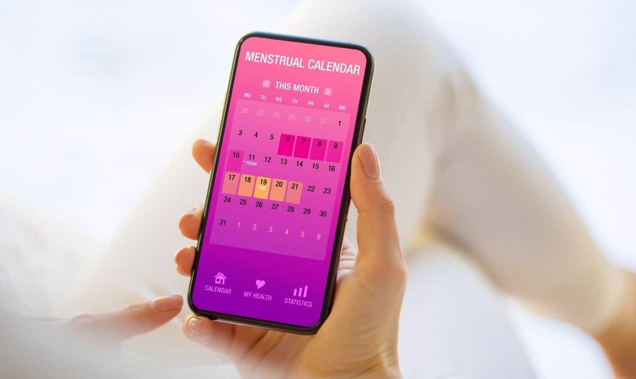 period tracker 
period calendar 
menstrual calendar