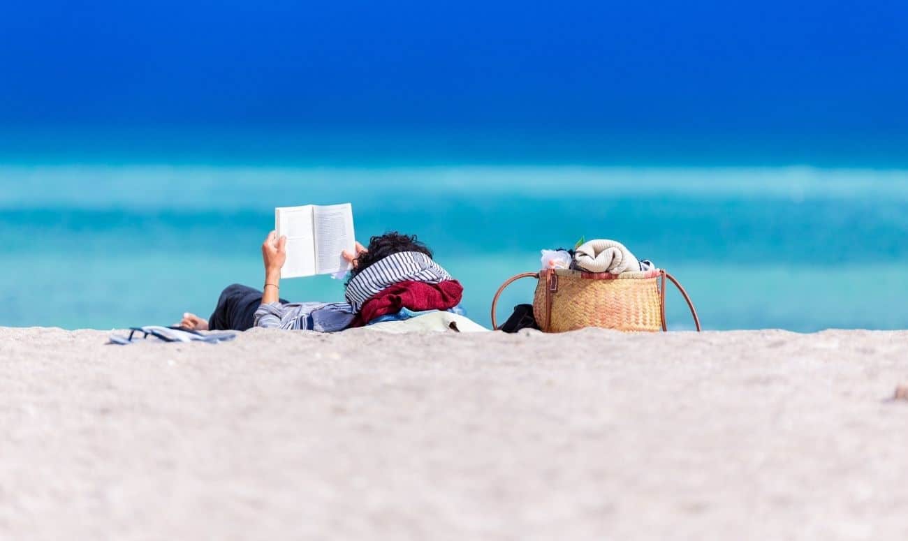 self-care
reading 
book
beach
stress