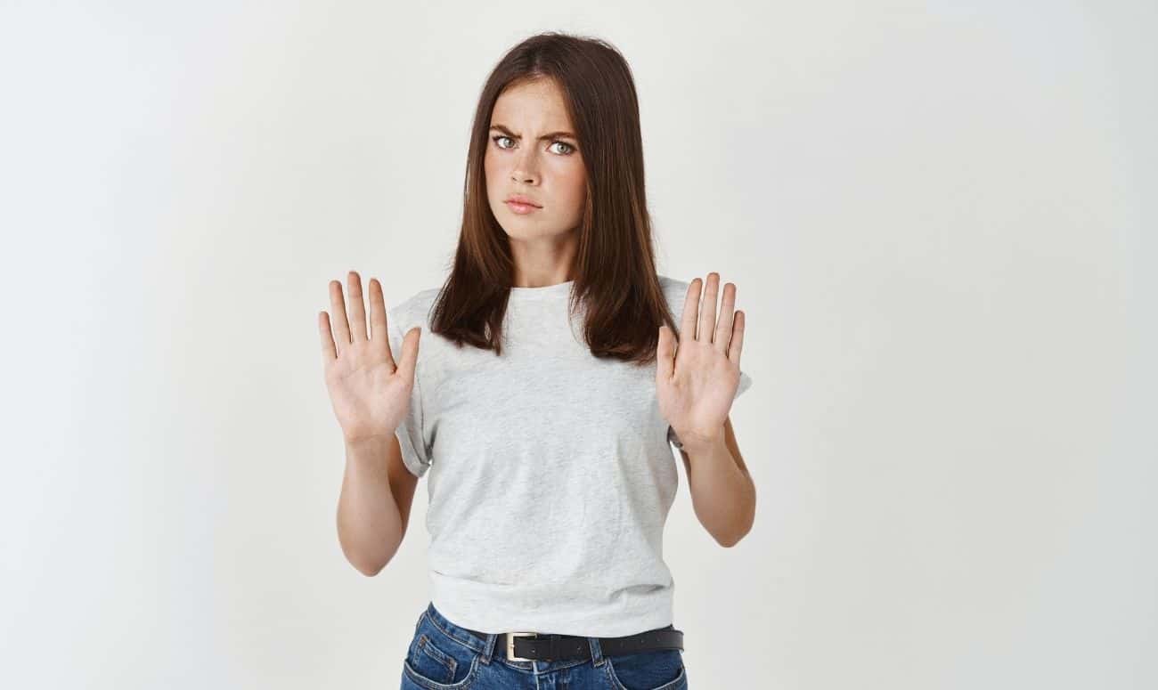 boundaries
woman's day
woman
saying no
