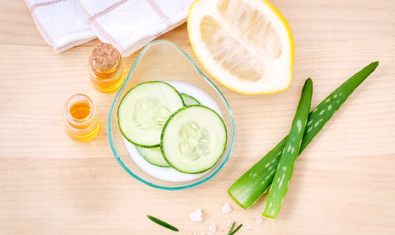 aloe vera cucumber face mask