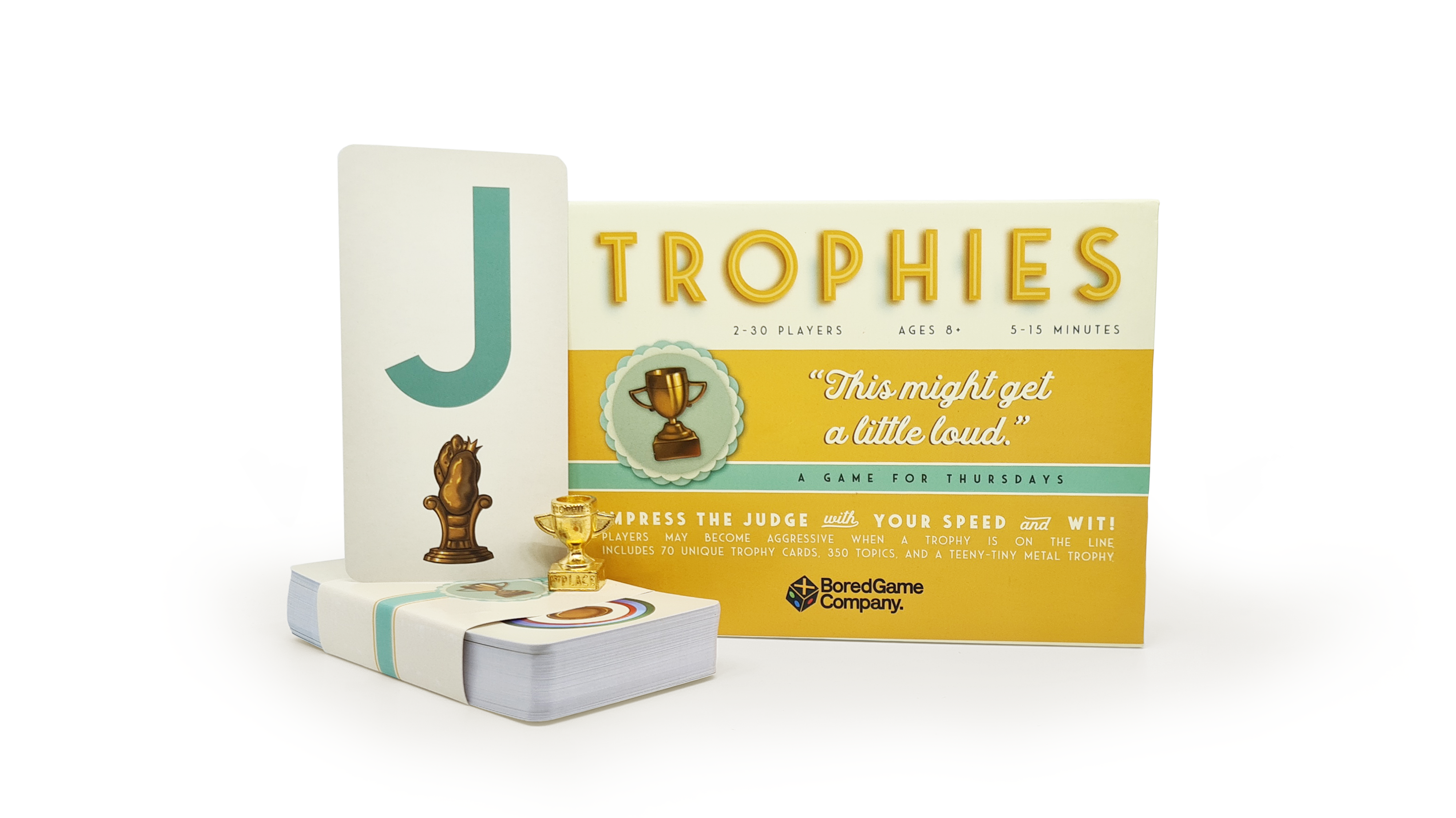trophies
bored game company
christmas