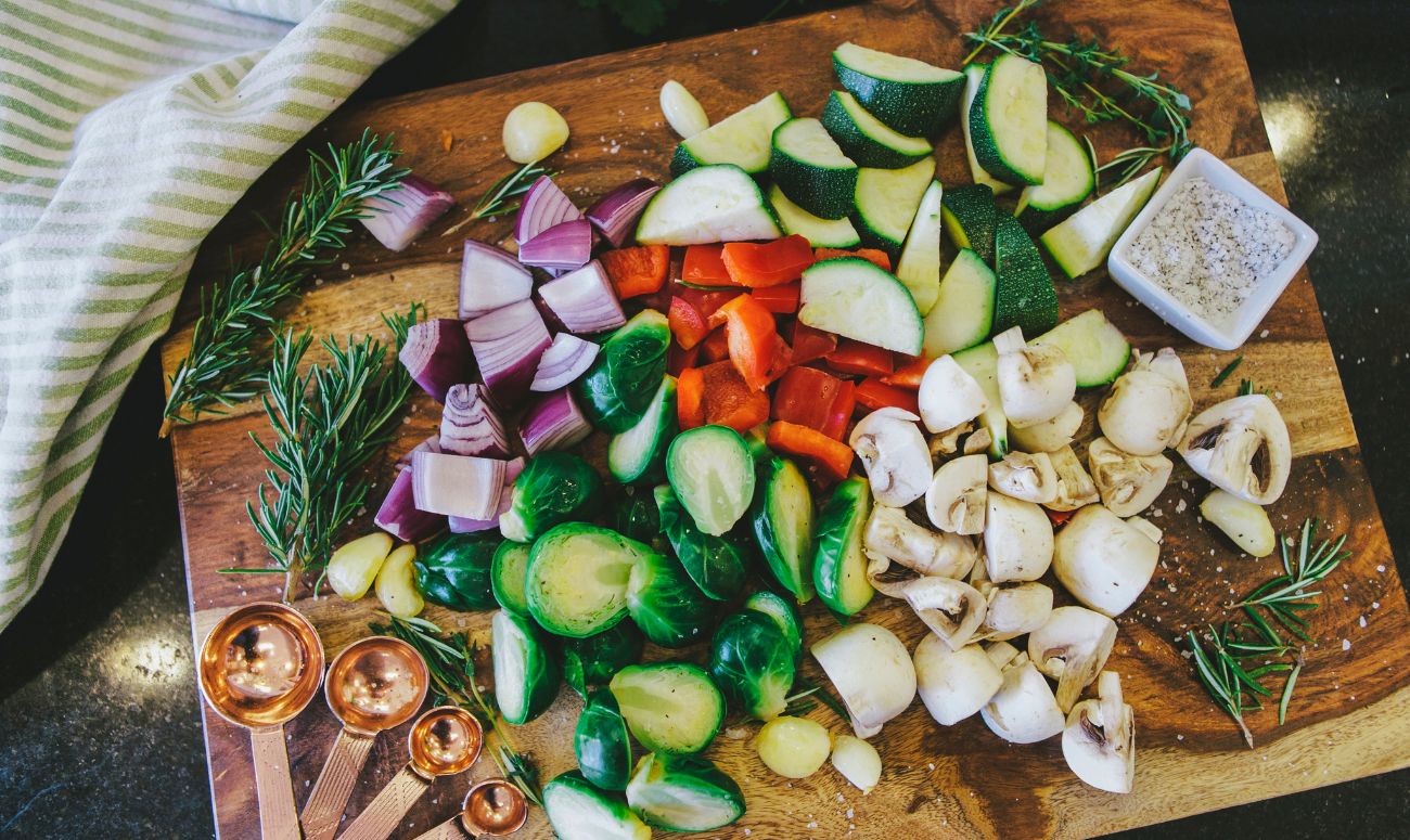 prep vegetables
meal prep