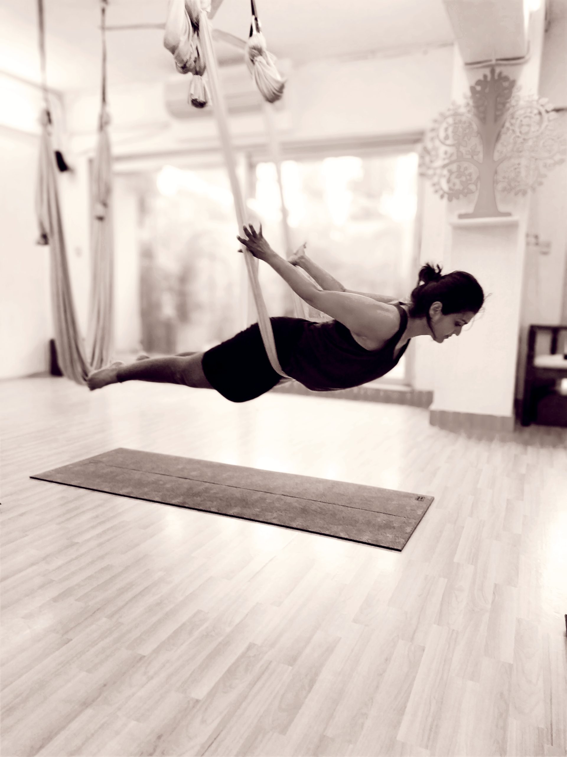 aerial yoga teacher
sneha desai